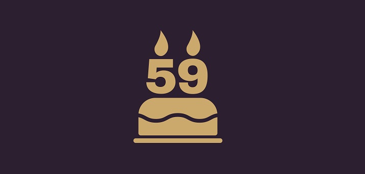 59 Birthday cake
